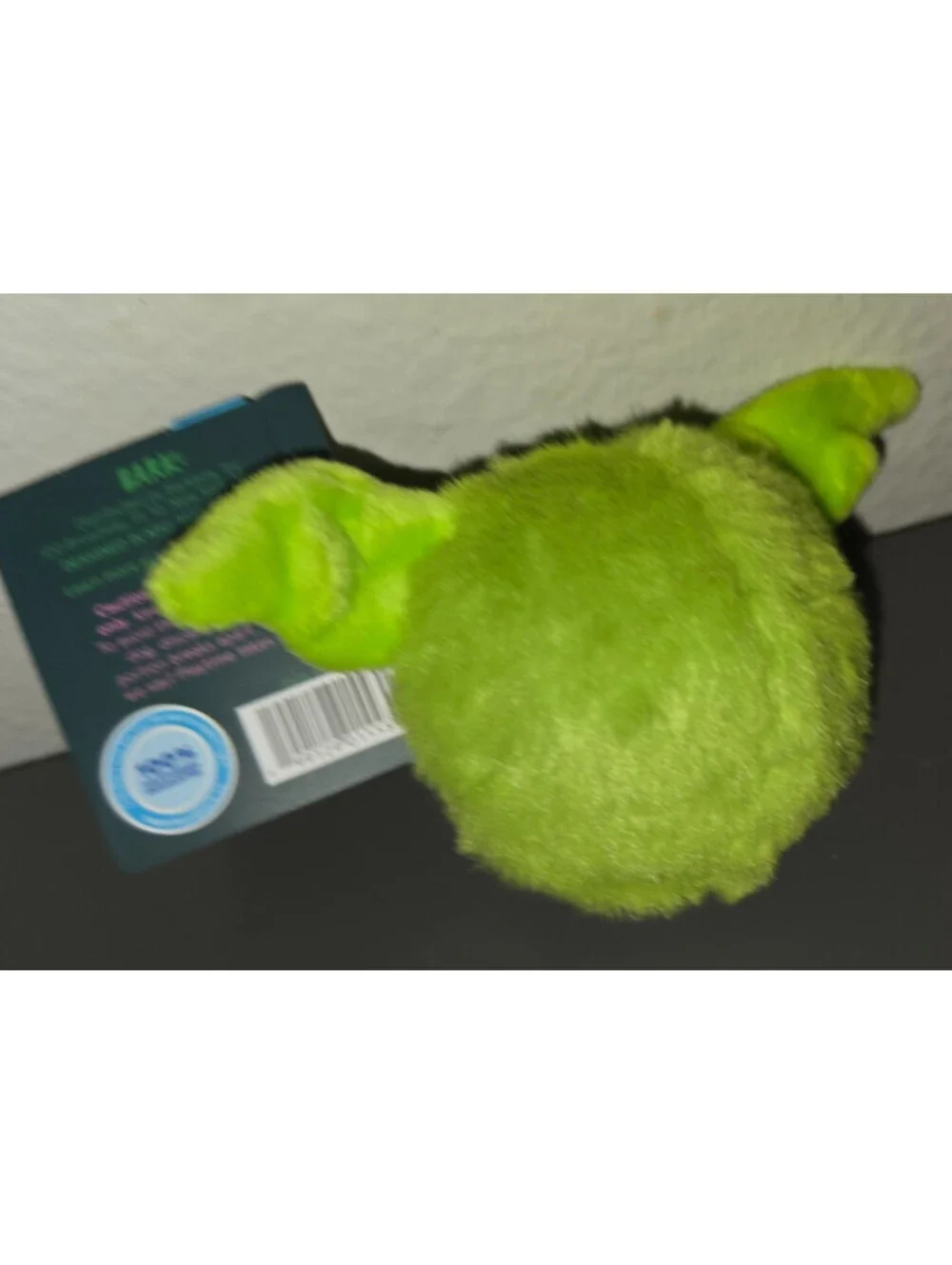 BARKBOX TROLLY THE TROLL SMALL PLUSH SQUEAKY DOG TOY GREEN GOBLIN NWT